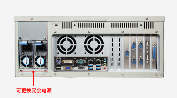 這款工控機(jī)有三個音頻接口，line-in接口，line-out接口，Mic-in接口